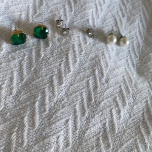 Set of four earrings